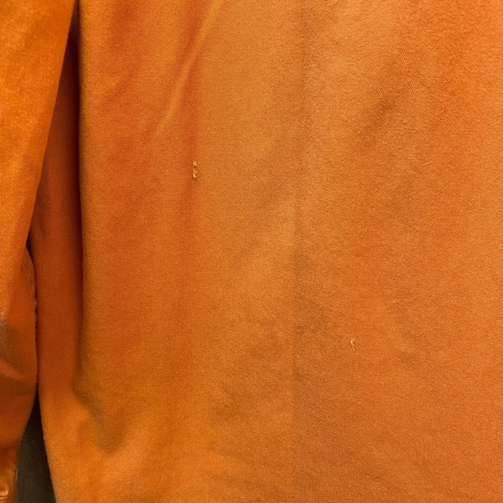Port Authority Mens 2XLT Burnt Orange Long Sleeve Button Down Twill Shirt Tall
